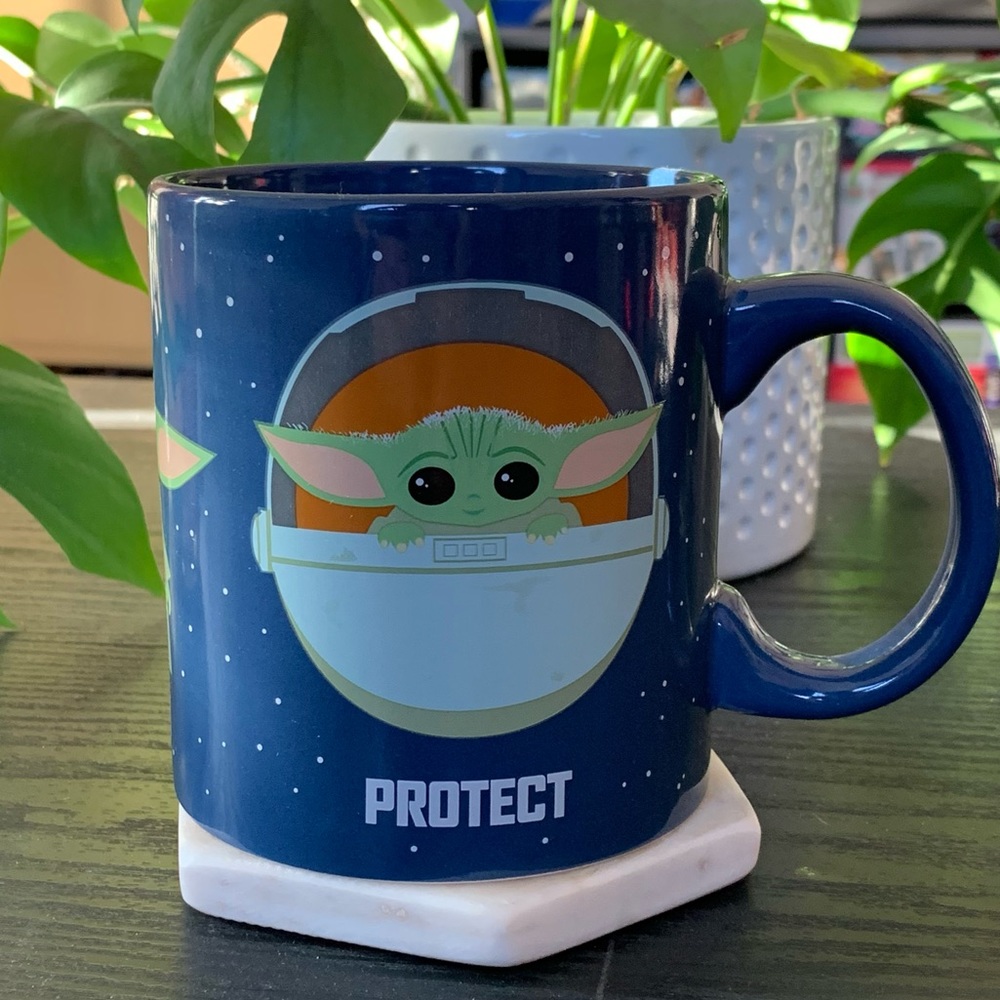 New Star Wars The Mandalorian Protect Attack Snack Ceramic Coffee Mug